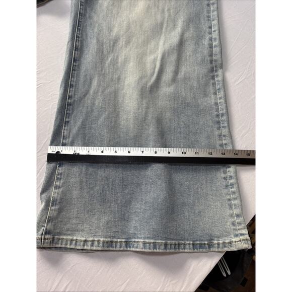 Wide Leg Blue Denim Jeans - Picture 10 of 10